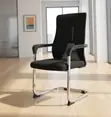 High-Back Conference Visitor Chair - Black - 3