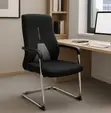 High-Back Conference Visitor Chair - Black - 4