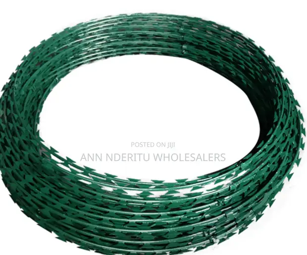 Green Razor Wire - 1