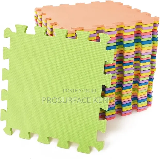 10mm EVA Interlocking Mat | 60x60cm Home Gym Floor Mat - 1