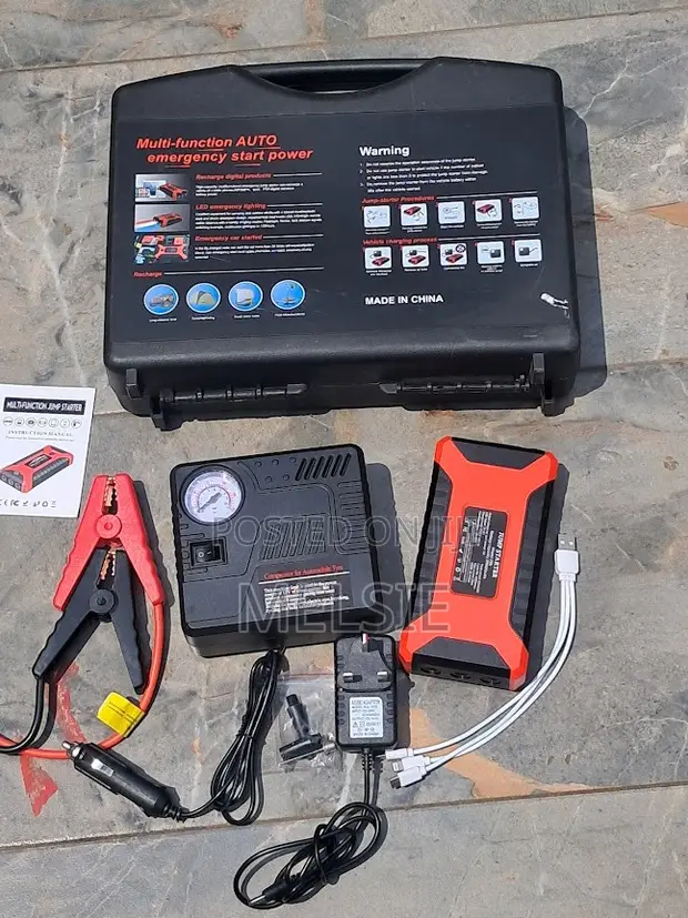Portable Car Jump Starter with Air Compressor - 1