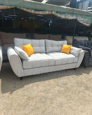 3 Seater Grey Butterfly Soft Sofa