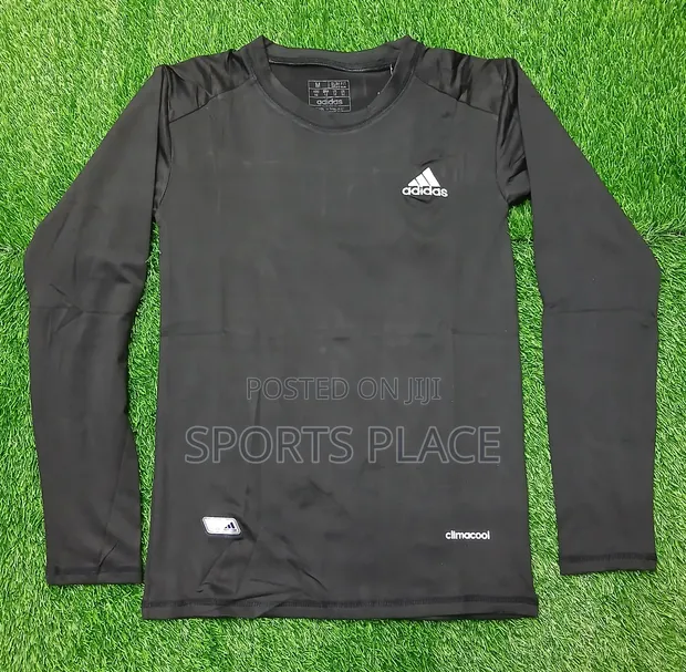 Adidas Black Compression Stretcher Shirt - 1