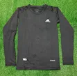 Adidas Black Compression Stretcher Shirt - 1