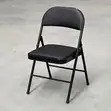 Portable Foldable Office Chair - Black - 1