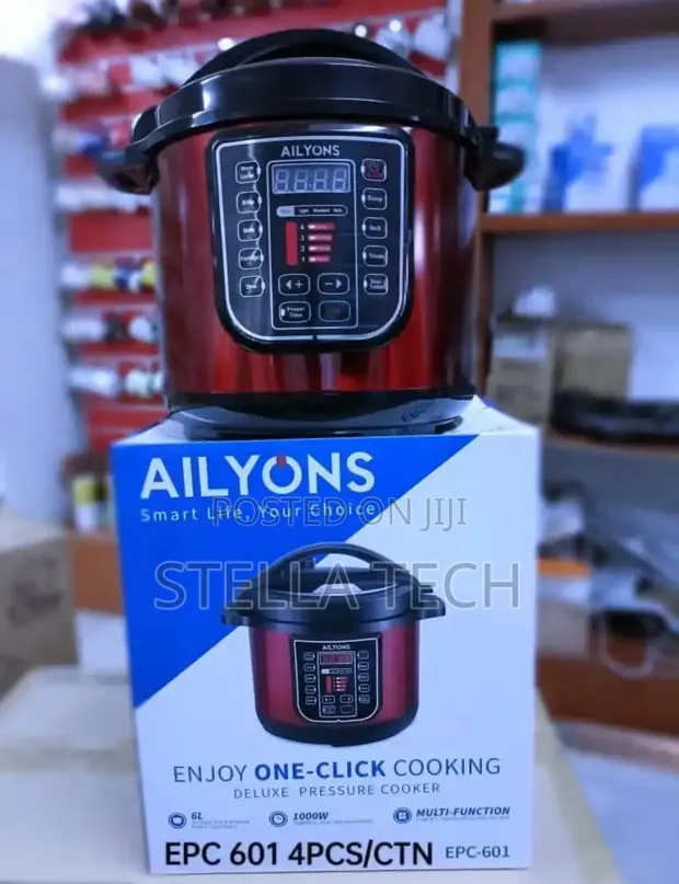 Ailyons 6L Electric Pressure Cooker - 1