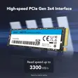 Lexar NM610PRO 500GB M.2 NVMe SSD - 2