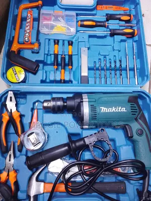 Durable Makita Corded Electric Drill Set - Brand New
