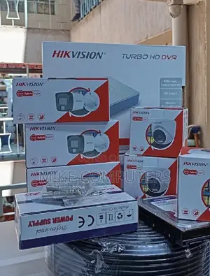 Hikvision 4-Cam Full HD Smart Hybrid Color Night Vision CCTV Kit