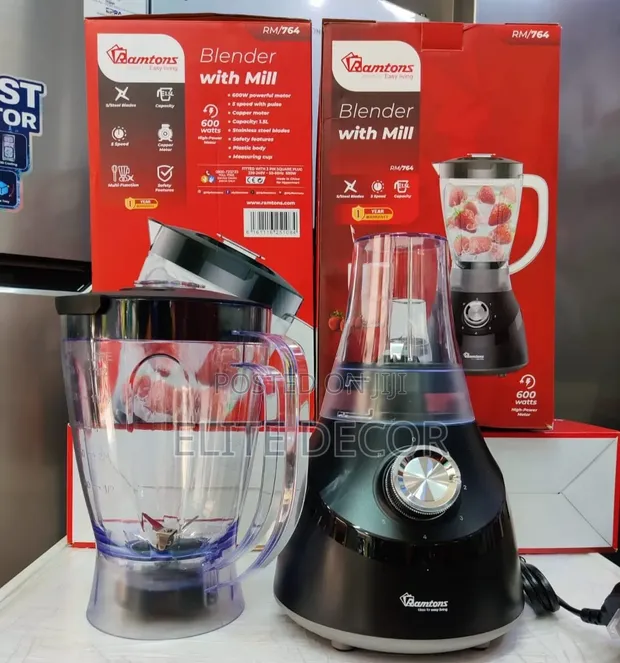 Ramtons Blender + Mill 600W RM/764 - 1
