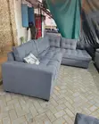 5 Seater Grey Sectional Sofa - Corner Style - 1