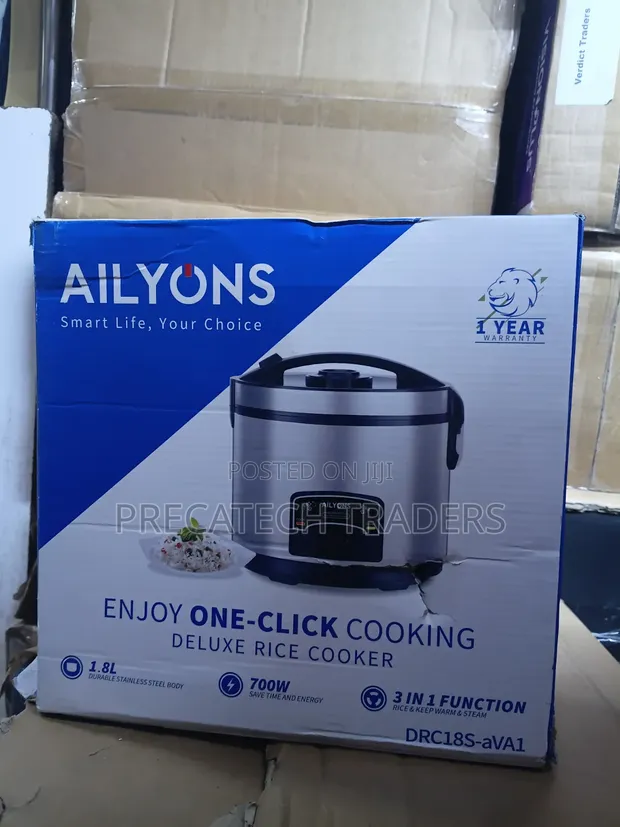 Ailyons 1.8L Rice Cooker 700W - 1