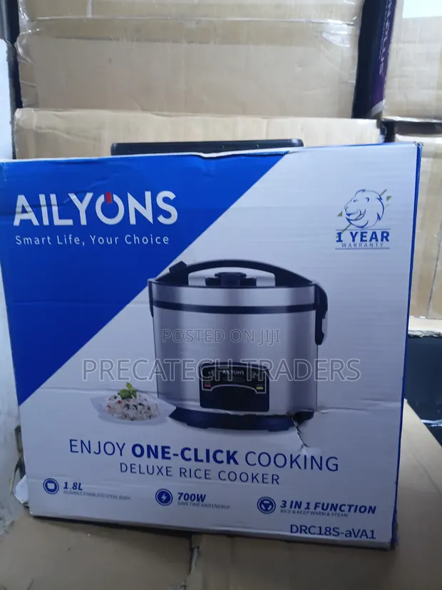Ailyons 1.8L Rice Cooker 700W - 1