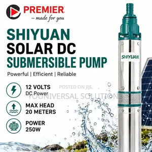 Solar DC Submersible Water Pump 12V 250W 20m Head