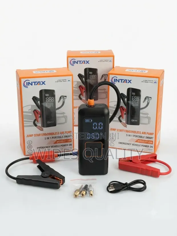 INTAX 5-in-1 Portable Jump Starter & Power Bank - 1