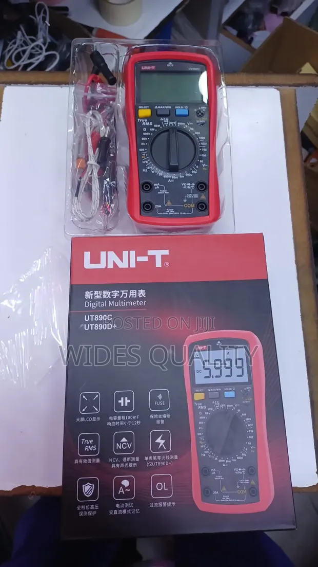 UNI-T UT890D+ True RMS Digital Multimeter - 1