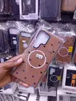 Brown Magnetic Phone Case for Samsung Galaxy S23 Ultra - 2