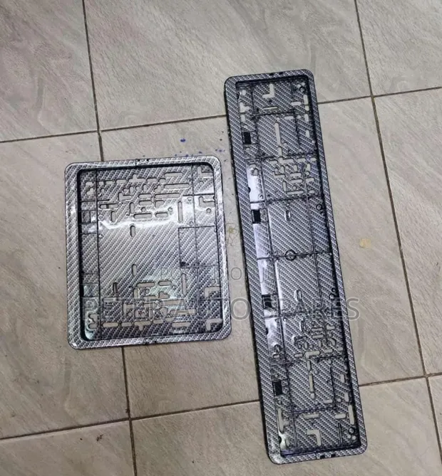 Carbon Fibre Number Plate Holder - 1