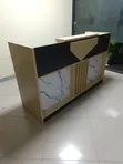 Modern L-Shaped Reception Desk - 1