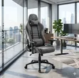 Ergonomic Gaming Chair - Reclining, Padded - 1