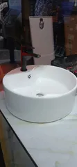 Modern Round Countertop Basin - 2