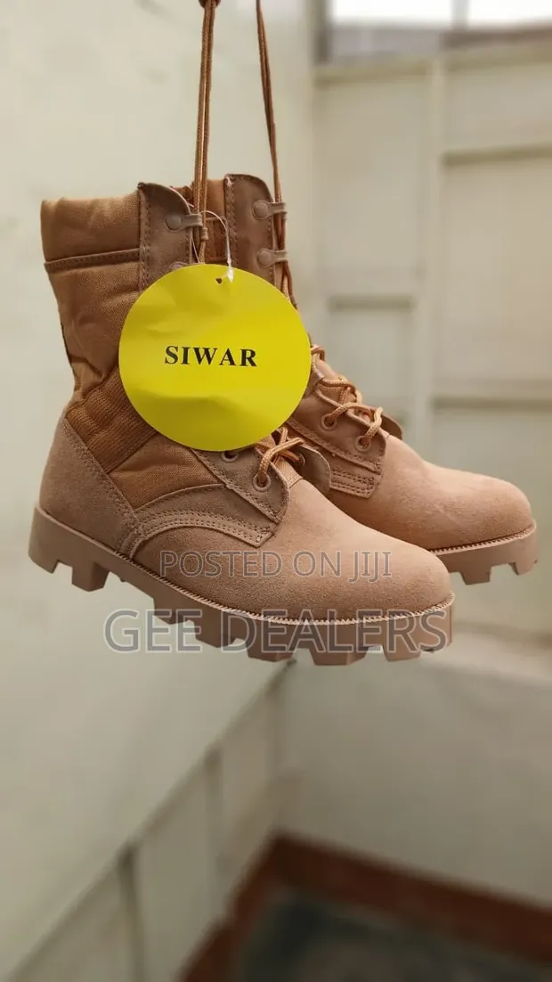Dark Brown Siwar Tactical Boots - 1