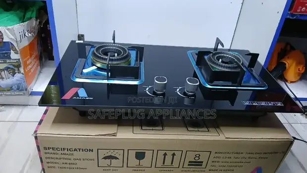 Amaze 2-Burner Built-In Gas Cooker - 1