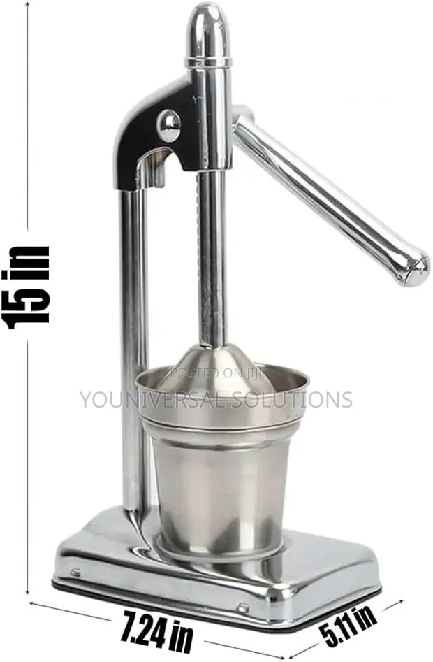Heavy Duty Metallic Manual Citrus Juicer Stand Machine - 1