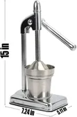 Heavy Duty Metallic Manual Citrus Juicer Stand Machine - 1