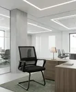 Mesh Waiting Chair | Modern Office Reception Seating - 2