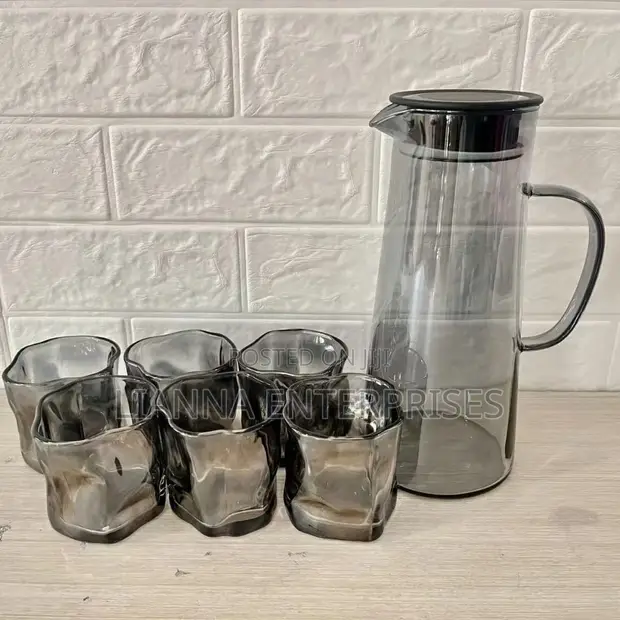 Smoked Borosilicate Water Set - 1