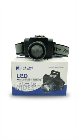 Rechargeable LED Headlamp with Sensor