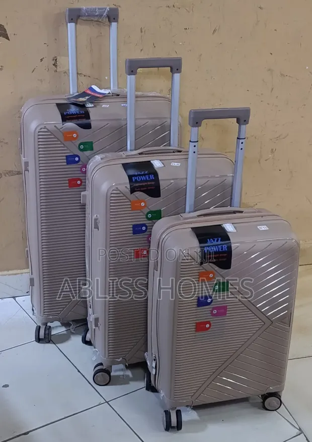 Unbreakable Rubber Suitcase Set (3-Piece) - 1