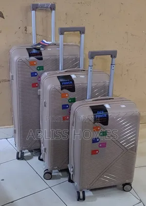 Unbreakable Rubber Suitcase Set (3-Piece)