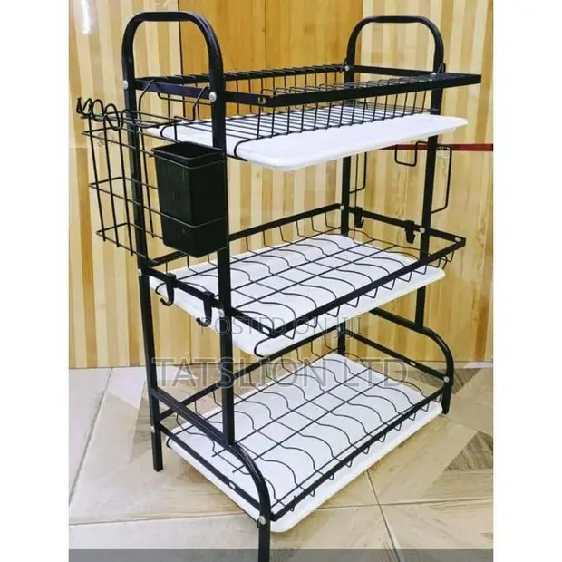 Heavy Duty Executive 3 Tier Dish Rack - 1