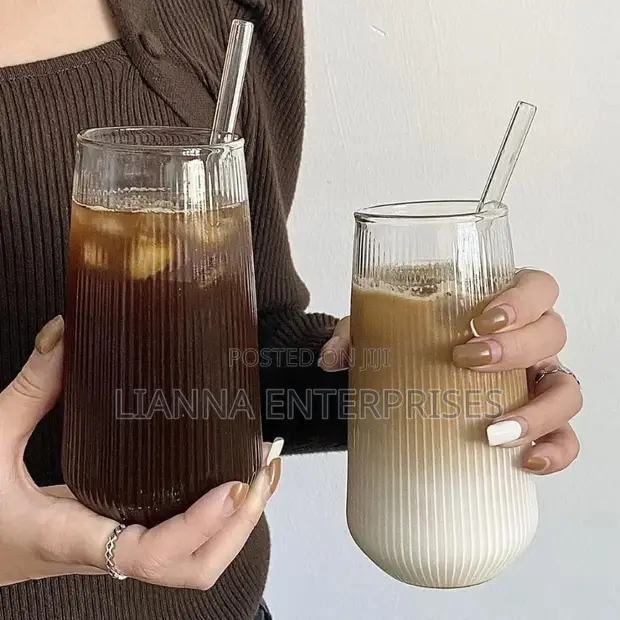Ribbed Highball Glass (500ml) - 1