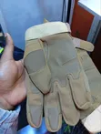 Tactical Gloves with Metallic Knuckle Protection - 2