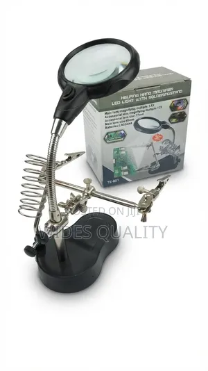 Helping Hand Magnifier with Light