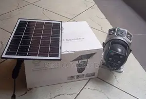 Outdoor Solar 4G Security Camera Dual Lens V380 Smart