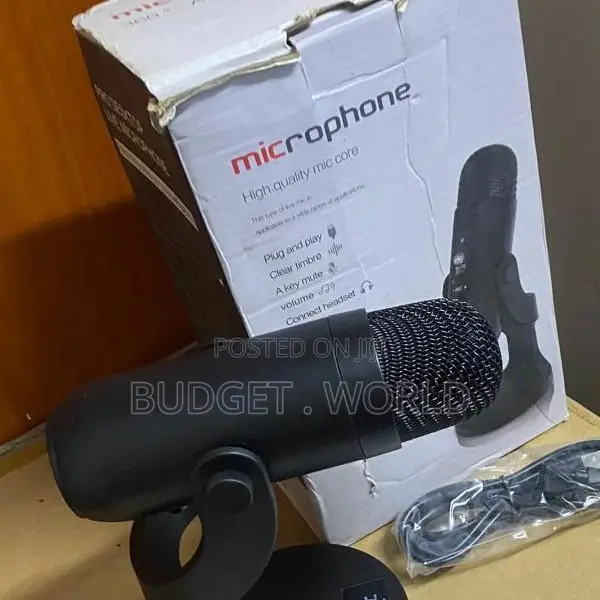 Advanced Podcast Table Microphone with Noise Control - 1