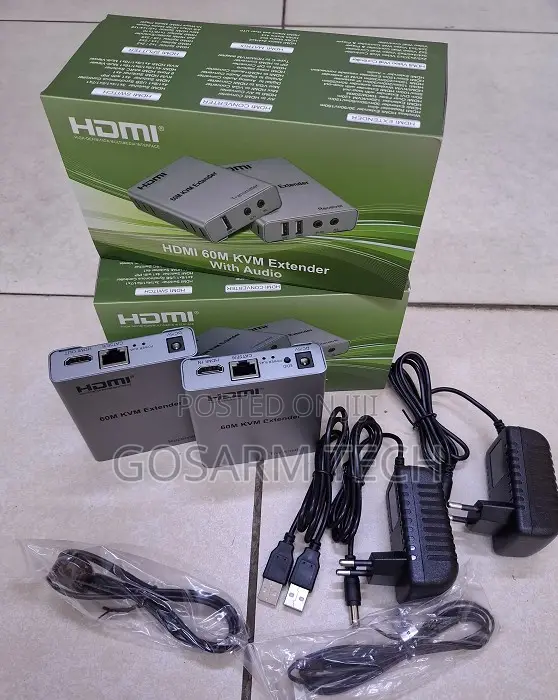 60M HDMI KVM Extender - USB, Audio - 1