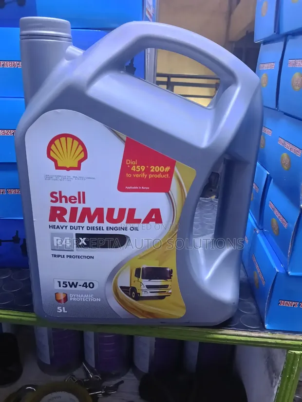 Shell Rimula R4 X 15W-40 5L Diesel Engine Oil - 1
