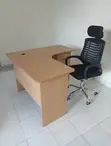1.4M Curved Home Office Desk - 2