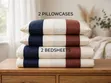 4pc Printed Cotton Bedsheet Set - 4x6 / 5x6 / 6x6 - 4