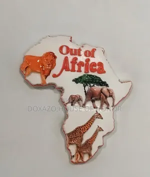 African-Themed Ceramic Decorative Magnets