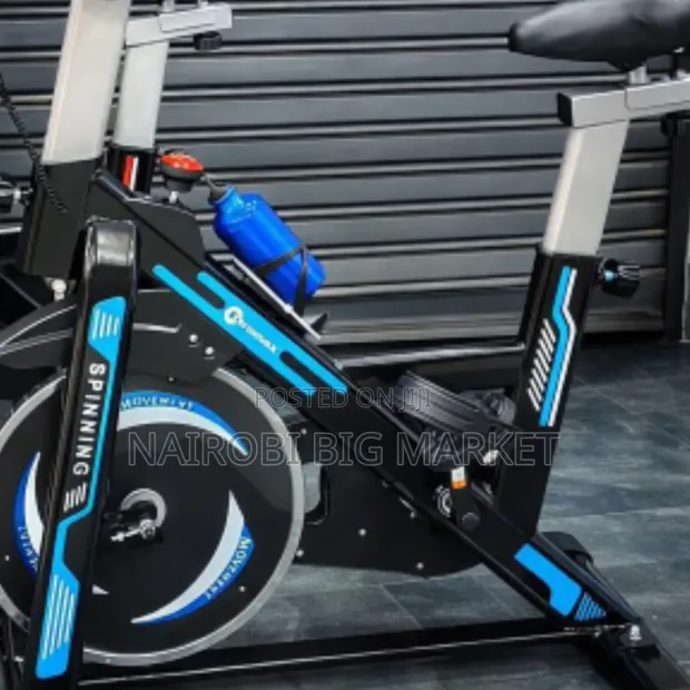 Brand New Blue Spin Bike - 1