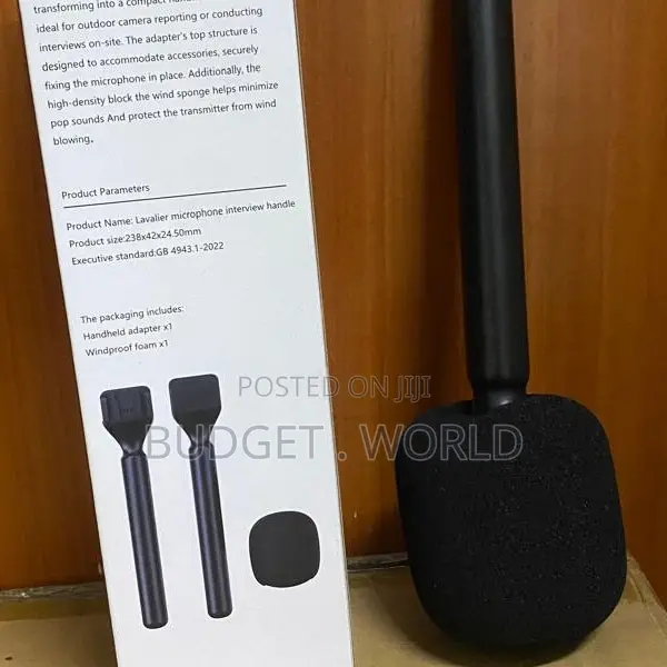 Portable Clip-on Lavalier Microphone for Mobile Phones - 1