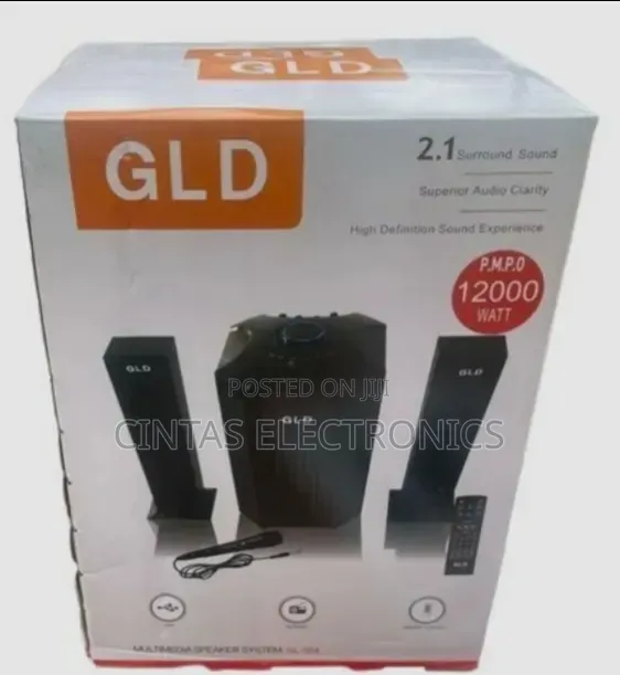 GLD GL-004 2.1 Channel Multimedia Speaker - 1