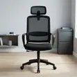 Ergonomic Mesh Secretary Chair - Black - 1