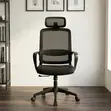 Ergonomic Mesh Secretary Chair - Black - 2